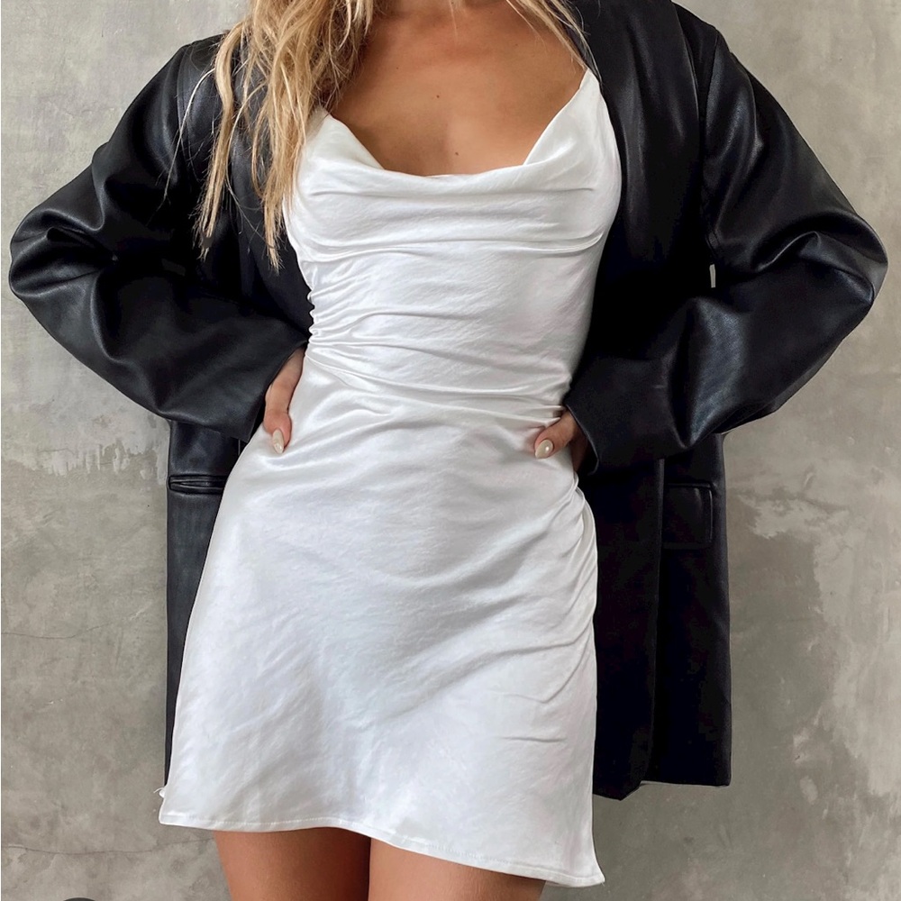 Motel rocks Paiva white ivory dress